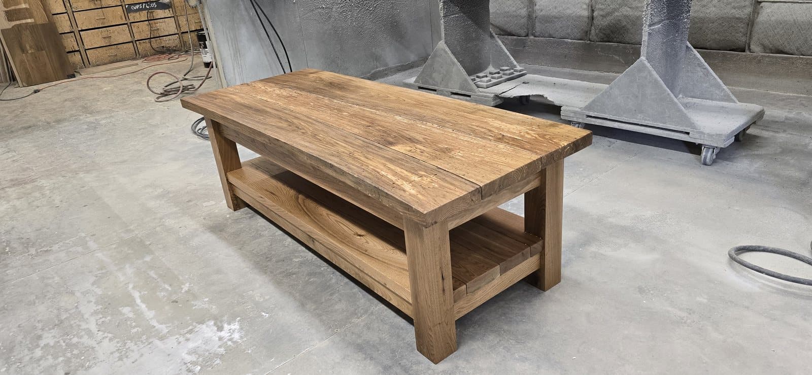 Building up a slab top